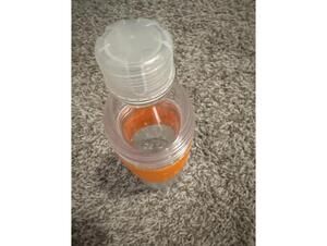 COPCO Orange Clear Plastic Water Bottle - Durable, Reusable